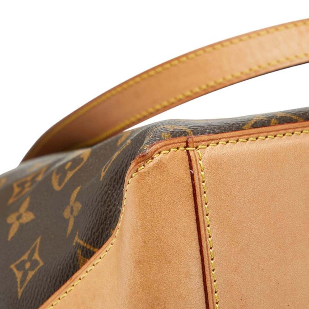 LOUIS VUITTON Authentic Brown Monogram Leather Shoulder Bag - Picture 7 of 10